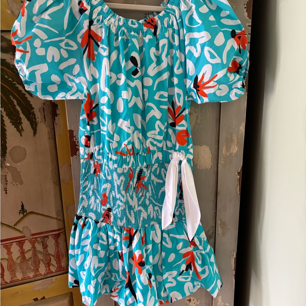 Tanya Taylor Blue and Red woman Dress